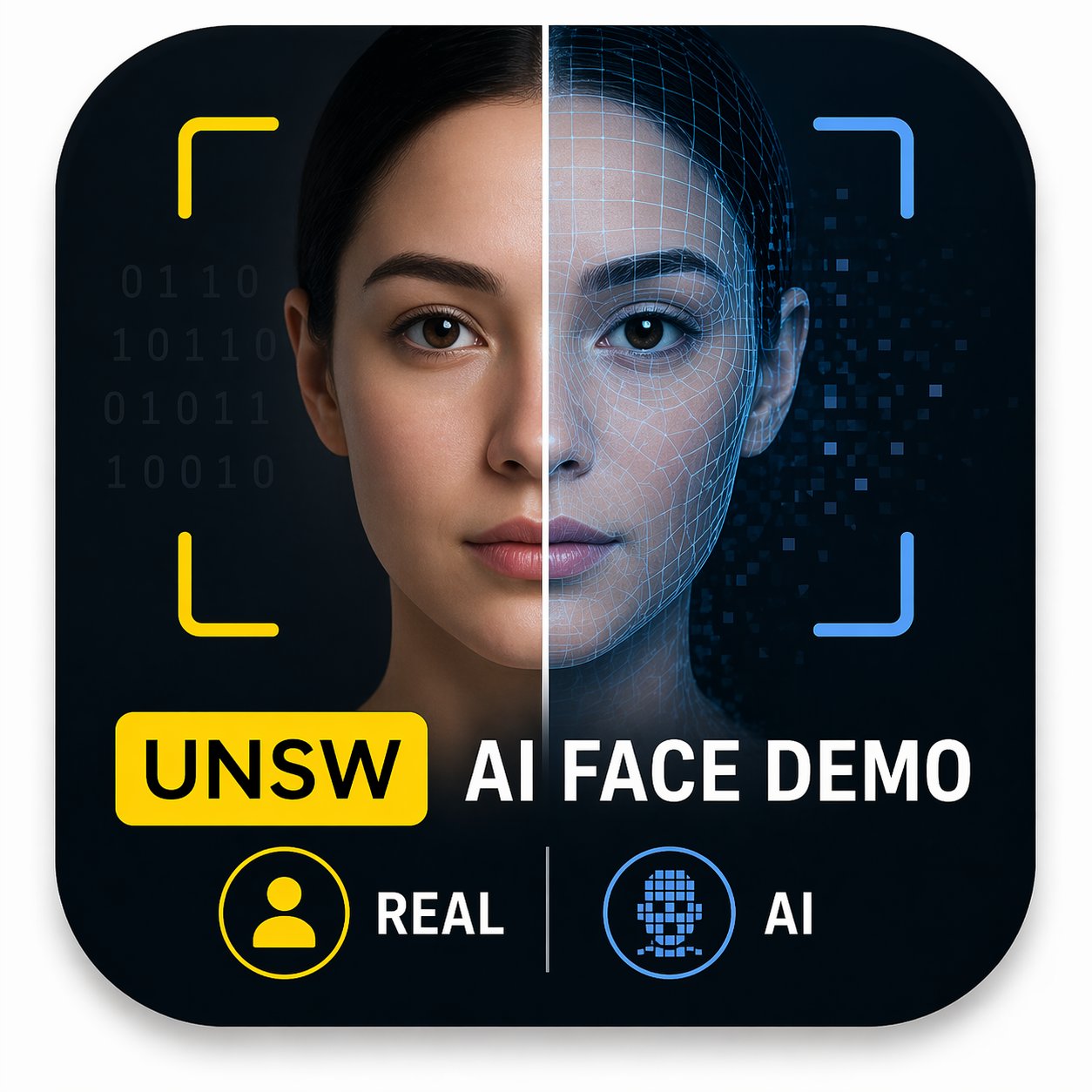 Example of AI-generated face used in detection task